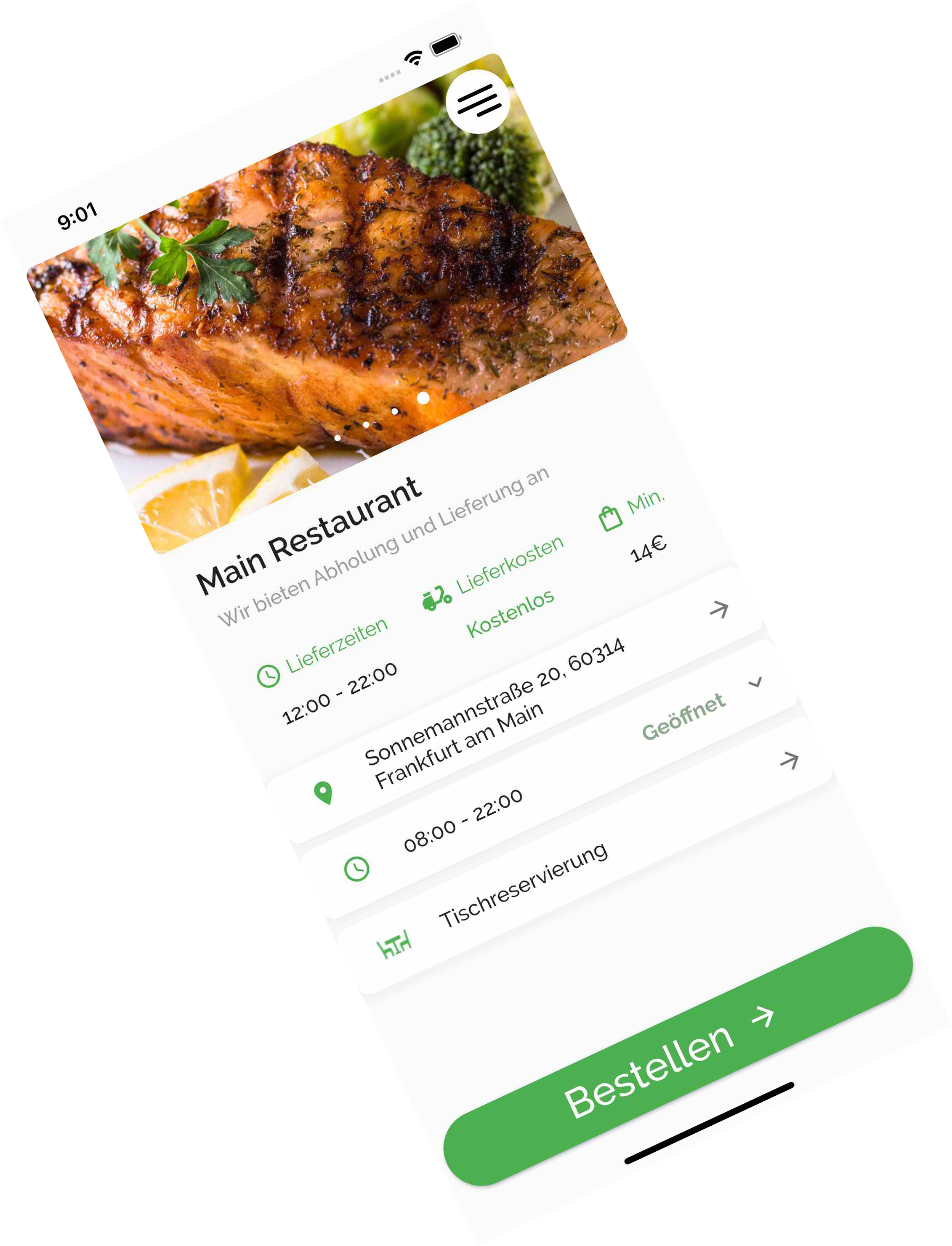 Online Foodor - Bestell App